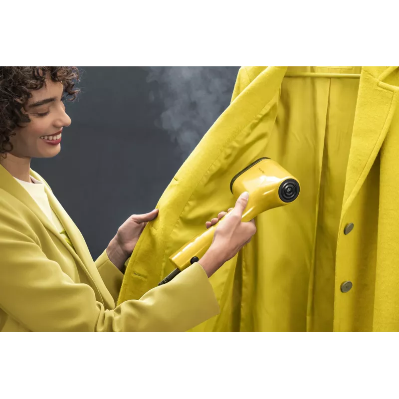 Ferro de engomar a vapor Tefal DT2026 — depósito de água 0,07 l, 1300 W, amarelo