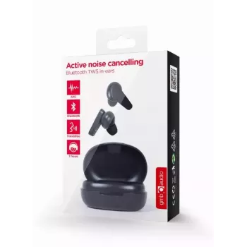 Auscultadores In-Ear TWS sem fios GEMBIRD Malmo com ANC - Estéreo - Bluetooth - preto