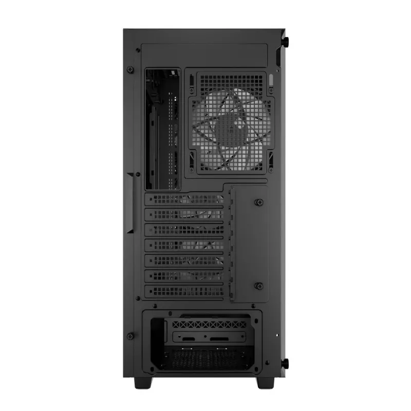 Caixa de PC DeepCool CC560 ARGB V2 Midi-Tower preto — ATX/Micro-ATX/Mini-ITX, vidro temperado, aRGB, suporta GPU até 370 mm