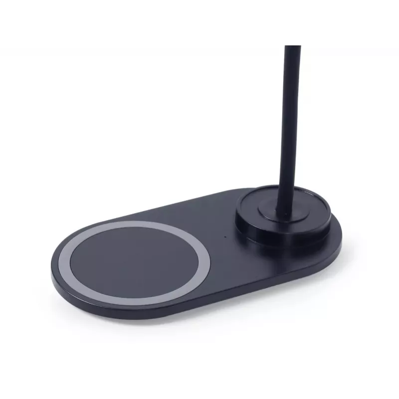 Candeeiro de secretária GEMBIRD com carregador sem fios, preto