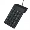 Teclado numérico GEMBIRD KPD-U-03 USB 18 teclas Scissorswitch, cabo 1,45 m, preto
