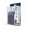 Teclado numérico GEMBIRD KPD-U-03 USB 18 teclas Scissorswitch, cabo 1,45 m, preto