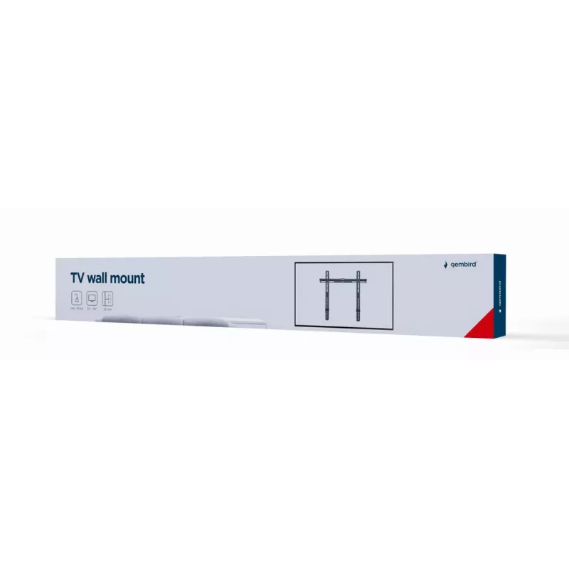 Suporte de TV Gembird WM-55F-03 preto 32-55 polegadas 40 kg