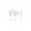 Suporte de parede para TV GEMBIRD (fixo), 23in-42in