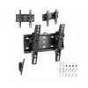 Gembird WM-42T-02 suporte de parede inclinável para TV de 23–42", inclinação -12°/+12°, VESA 75x75–200x200, máx. 30 kg, distância à parede 5,3 cm, aço, preto