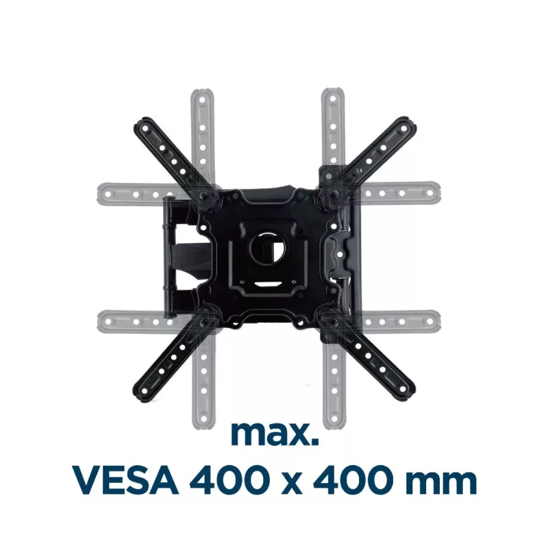 Suporte de parede para TV GEMBIRD Premium de movimento total, 32 a 55 polegadas, 32 kg