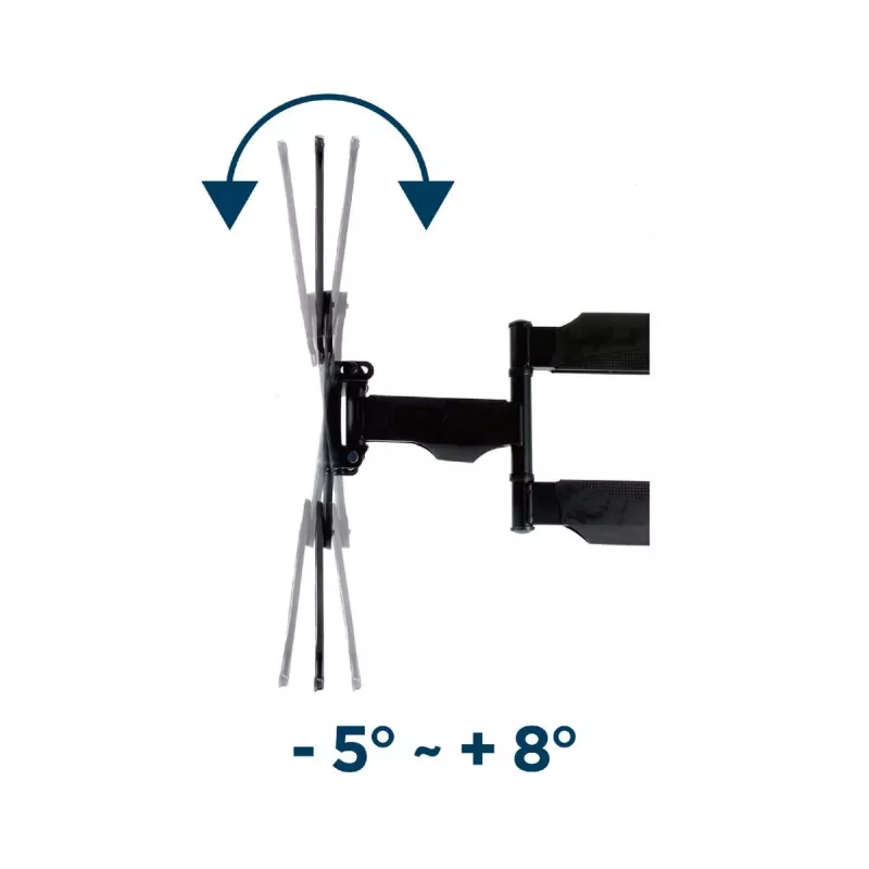Suporte de parede para TV GEMBIRD Premium de movimento total, 32 a 55 polegadas, 32 kg