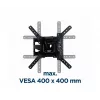 Suporte de parede para TV GEMBIRD Premium de movimento total, 32 a 55 polegadas, 32 kg