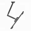 Gembird WM-55ST-02 suporte de parede articulado para TV de 32–55", VESA 100x100–400x400, inclinação de -5° a 8°, rotação ±90°, máx. 30 kg, aço, preto