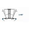 Suporte de TV Gembird WM-58ST-01 aço 58 polegadas 36,4 kg de capacidade de carga