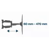 Suporte de TV Gembird WM-58ST-01 aço 58 polegadas 36,4 kg de capacidade de carga