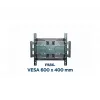 Suporte de parede para TV Gembird WM-80ST-01 aço para ecrãs de 40 a 80 polegadas, 50 kg, VESA 100×100–600×400, inclinável e orientável