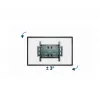 Suporte de parede para TV Gembird WM-80ST-01 aço para ecrãs de 40 a 80 polegadas, 50 kg, VESA 100×100–600×400, inclinável e orientável