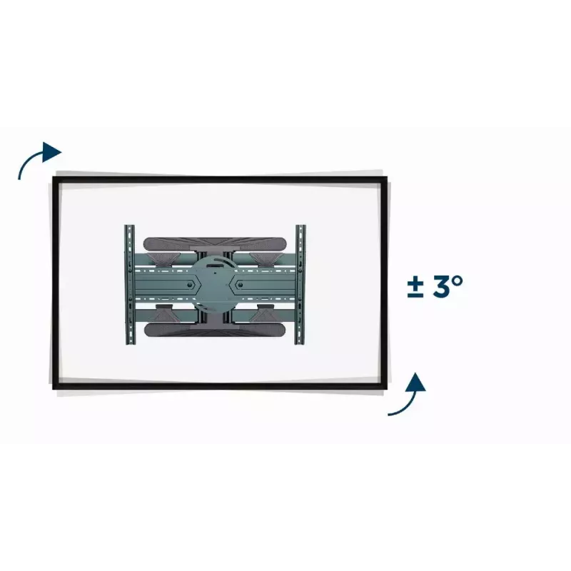Suporte de parede para TV GEMBIRD rotativo de movimento total, 40 a 80 polegadas