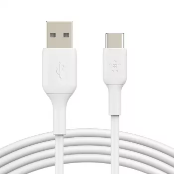 Cabo USB Belkin BoostCharge CAB001BT1MWH 1m USB A para USB C branco