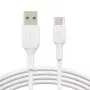 Cabo USB Belkin BoostCharge CAB001BT1MWH 1m USB A para USB C branco