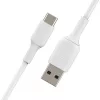 Cabo USB Belkin BoostCharge CAB001BT1MWH 1m USB A para USB C branco