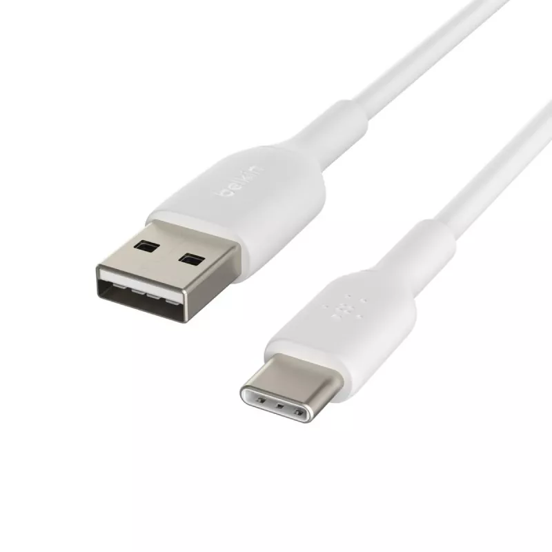 Cabo USB Belkin BoostCharge CAB001BT1MWH 1m USB A para USB C branco