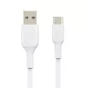 Cabo USB Belkin BoostCharge CAB001BT1MWH 1m USB A para USB C branco