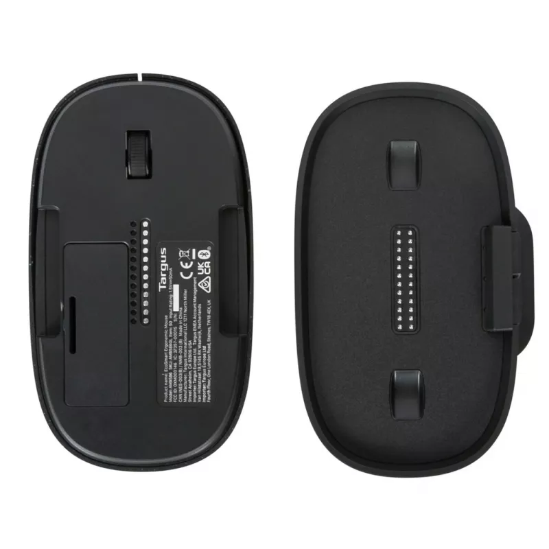 Targus ErgoFlip EcoSmart rato Bluetooth ergonómico e ambidestro AMB586GL, preto