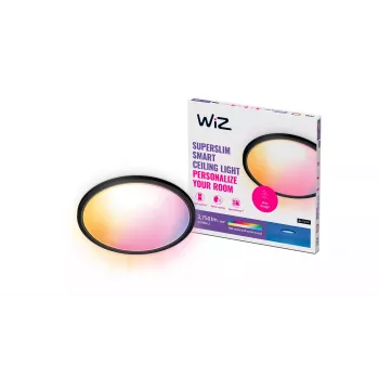 Lâmpada de teto inteligente wizarding world Superslim Ceiling 32 W, preta, 545×545×38 mm, 220–240 V