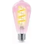 Philips Filament Clear 40 W ST64 E27, Lâmpada inteligente, Wi-Fi/Bluetooth, Transparente, Wi-Fi 4 (802.11n), 802.11b, 802.11g, LED, E27