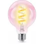 Philips Filament Clear 40 W G95 E27, Lâmpada inteligente, Wi-Fi/Bluetooth, Transparente, Wi-Fi 4 (802.11n), 802.11b, 802.11g, LED, E27