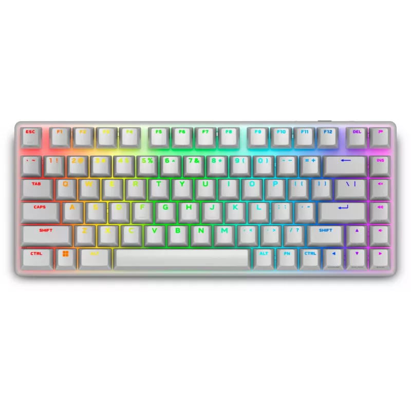 Alienware Pro Wireless Teclado Gaming USB + RF Wireless + Bluetooth Branco