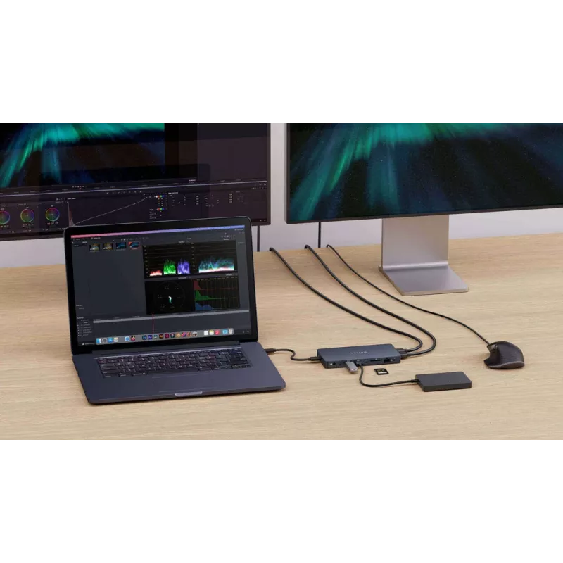 Targus HyperDrive Next USB 3.2 Gen 2 (3.1 Gen 2) Type-C com fio Azul