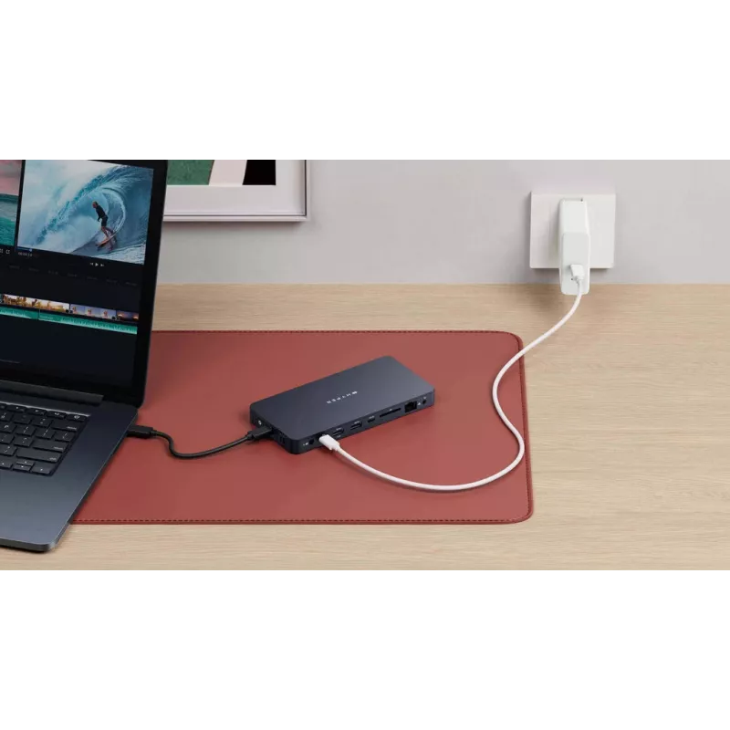 Targus HyperDrive Next USB 3.2 Gen 2 (3.1 Gen 2) Type-C com fio Azul