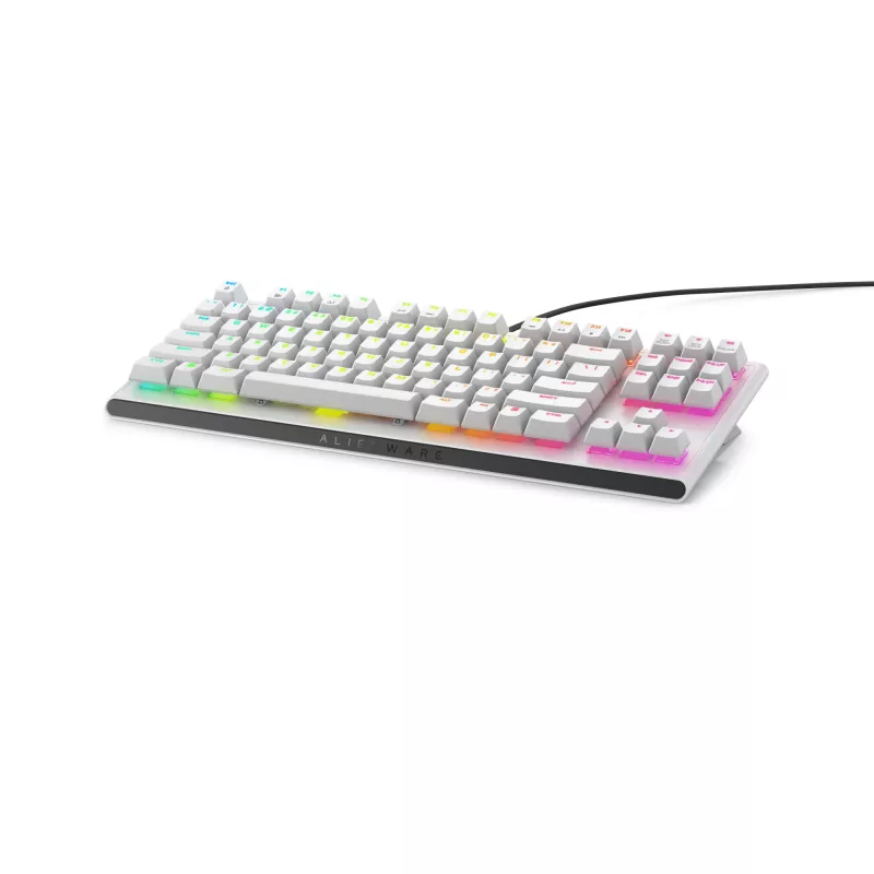 Teclado Gaming Alienware AW420K USB QWERTY US International branco