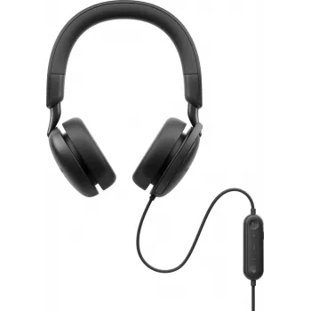 Headset com fio com ANC DELL Pro Plus - WH5024, com fio, chamadas/música, 20 - 20000 Hz, 189 g, headset, preto