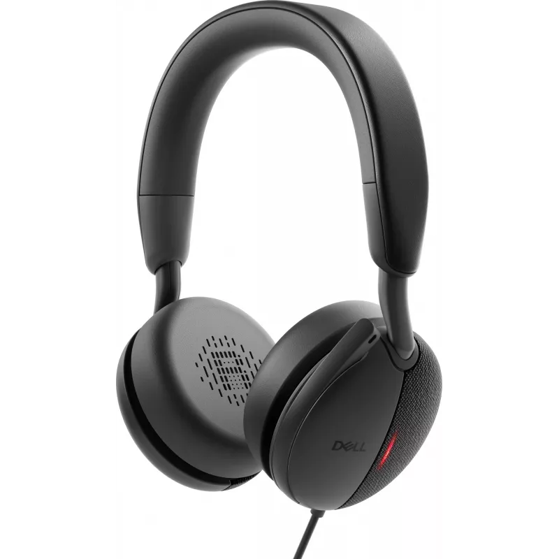 Headset com fio com ANC DELL Pro Plus - WH5024, com fio, chamadas/música, 20 - 20000 Hz, 189 g, headset, preto