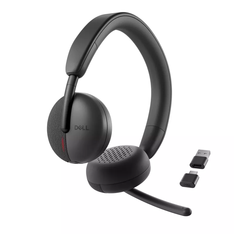 Headset sem fios DELL Pro - WL3024, com fio e sem fios, telefonia/música, 20 - 20000 Hz, 182 g, headset, preto