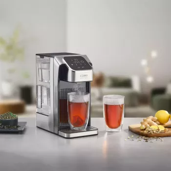 Caso HW 770 Advanced Turbo distribuidor de água quente, 2,7 L, 2600 W, preto/aço inoxidável