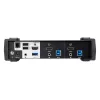 Comutador KVMP™ ATEN 2 portas USB 3.0 4K HDMI com modo de mistura de áudio