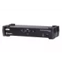 Comutador KVMP™ ATEN 4 portas USB 3.0 4K HDMI com modo de mistura de áudio