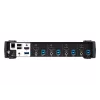 Comutador KVMP™ ATEN 4 portas USB 3.0 4K HDMI com modo de mistura de áudio