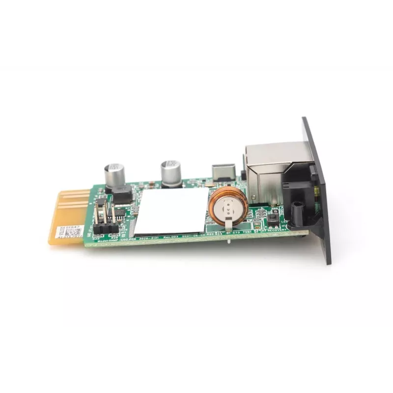 Placa SNMP DIGITUS V2.0, para montagem em rack UPS OnLine DIGITUS DN-170xxx