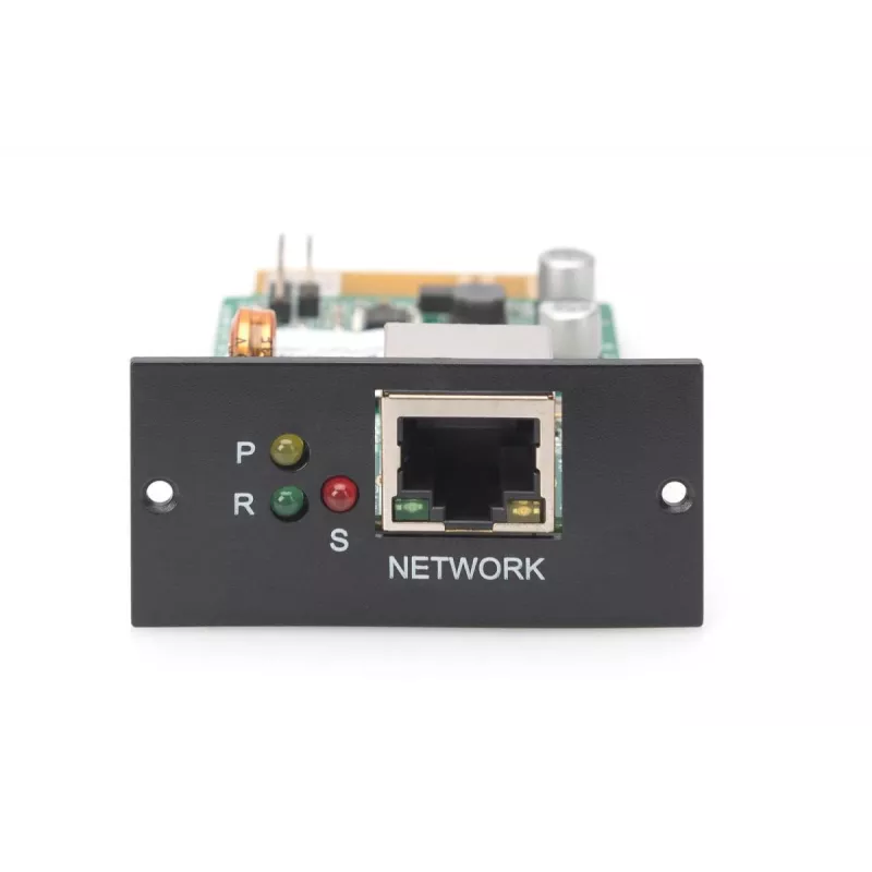 Placa SNMP DIGITUS V2.0, para montagem em rack UPS OnLine DIGITUS DN-170xxx
