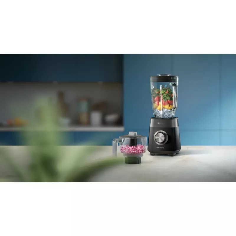Batedeira de copo Philips 5000 series HR3032/00 2 L liquidificadora de mesa 1200 W preto