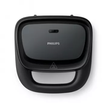 Sanduicheira Philips HD2330/90, 1 sanduíche, 750 W, preto