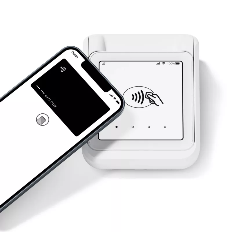 Leitor de cartões inteligente SumUp Solo Printer bateria Wi-Fi Branco