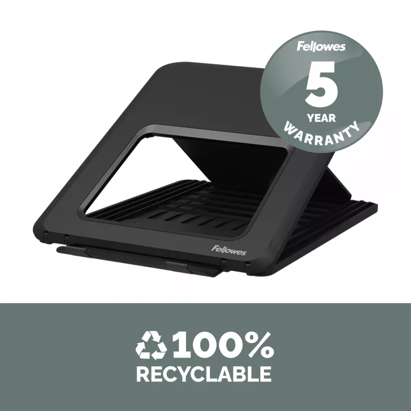 Suporte para portátil Fellowes para secretária - suporte para portátil ajustável Breyta