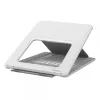 Suporte para portátil Fellowes para secretária - elevação para portátil ajustável Breyta para casa e escritório - suporte para portátil com 12 níveis de altura - Tamanho máx. de portátil 14 polegadas, Peso máx. 4 kg - Branco