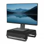Suporte para monitor de computador Fellowes com 3 níveis de altura - elevação para monitor Breyta com gestão de cabos - suporte para monitor ergonómico ajustável para computador - Peso máx. 15 kg - Preto