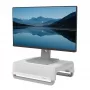 Fellowes Breyta 100016561 elevador de monitor, 3 posições de altura, portátil com pega, branco