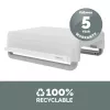 Fellowes Breyta 100016561 elevador de monitor, 3 posições de altura, portátil com pega, branco