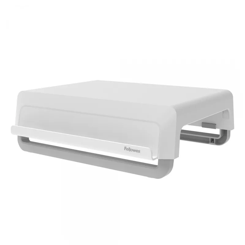 Fellowes Breyta 100016561 elevador de monitor, 3 posições de altura, portátil com pega, branco