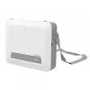 Mala para portátil Fellowes com suporte para portátil integrado – mala para portátil com fecho Breyta para trabalho híbrido e portáteis até 14 polegadas/4 kg – Branco